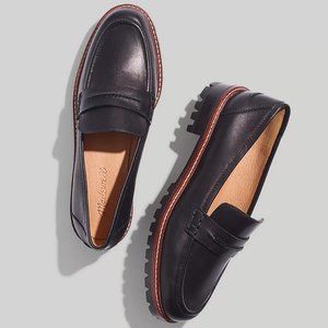 Madewell Loafers (The Corinne Lugsole Loafer, Black)